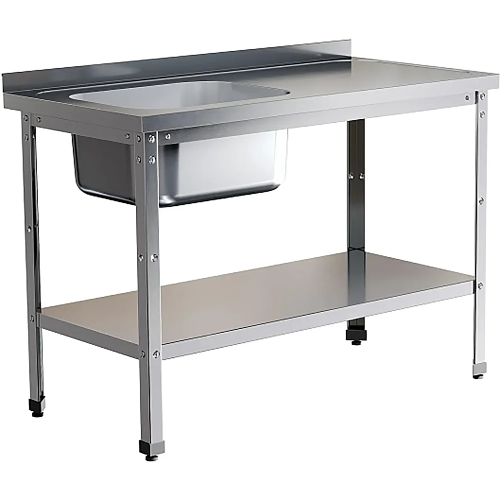 Ванна моечная цельнотянутая с рабочей поверхностью с бортом ВМЦР/1-10/6-БЛП-ЭН