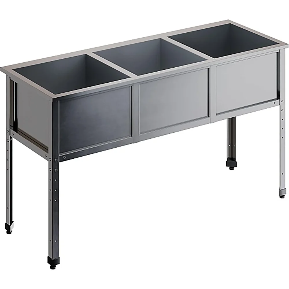 Ванна моечная трехсекционная ВМС-3/5-ЭЦ