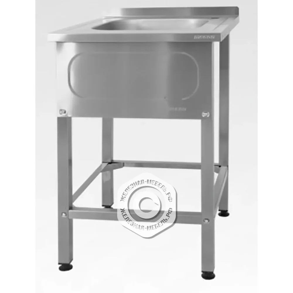 Ванна ВМЦн 860х700х600  1 м/о, борт, отв. д/смесит., экран (ножка угловая)