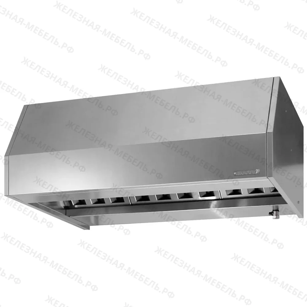 Зонт вытяжной закрытый ЗВЗб 400х1800х1000 «Base» пристенный