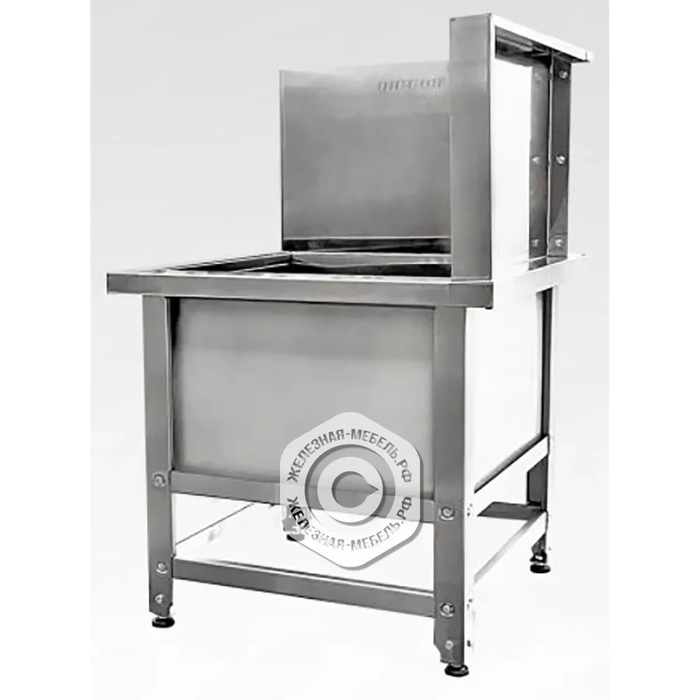 Ванна моповая ВМСн 500(800)х700х700  1 м/о (облицовка Г-обр., правая; ножка угловая)