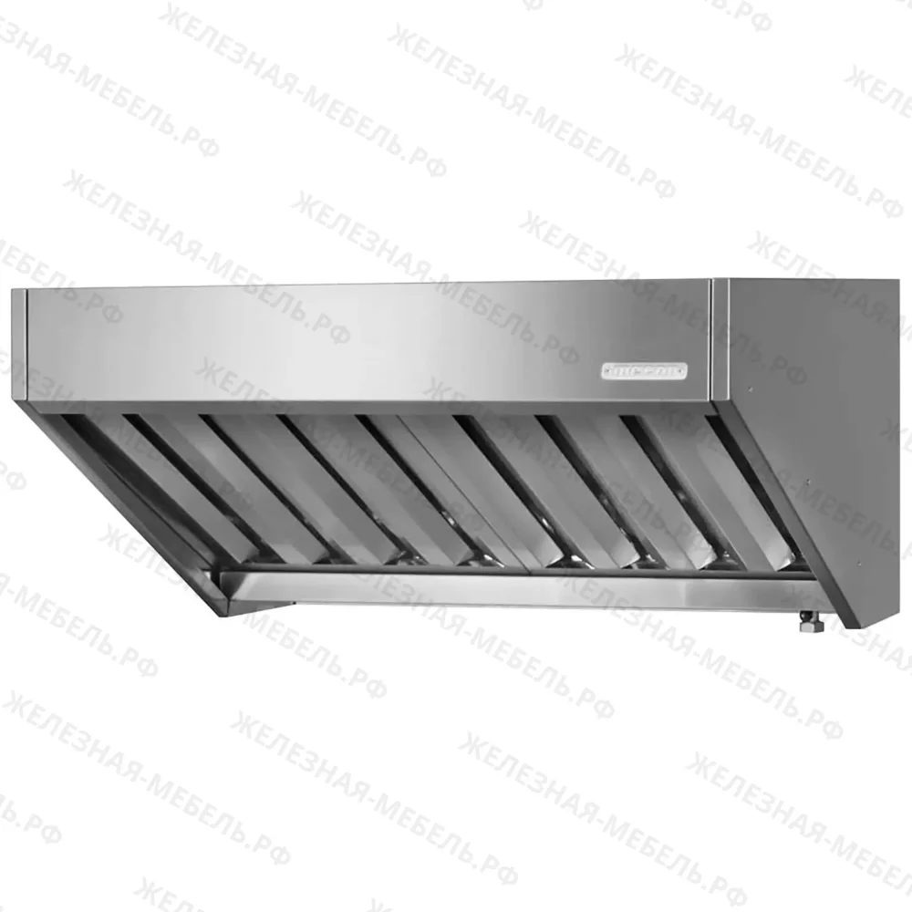 Зонт вытяжной открытый ЗВОн 400х800х700 «Norma Inox» пристенный