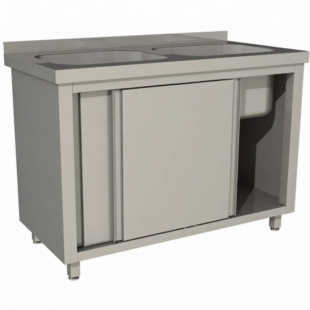 Стол производственный купе СПЗК2М-13/7-БЛ