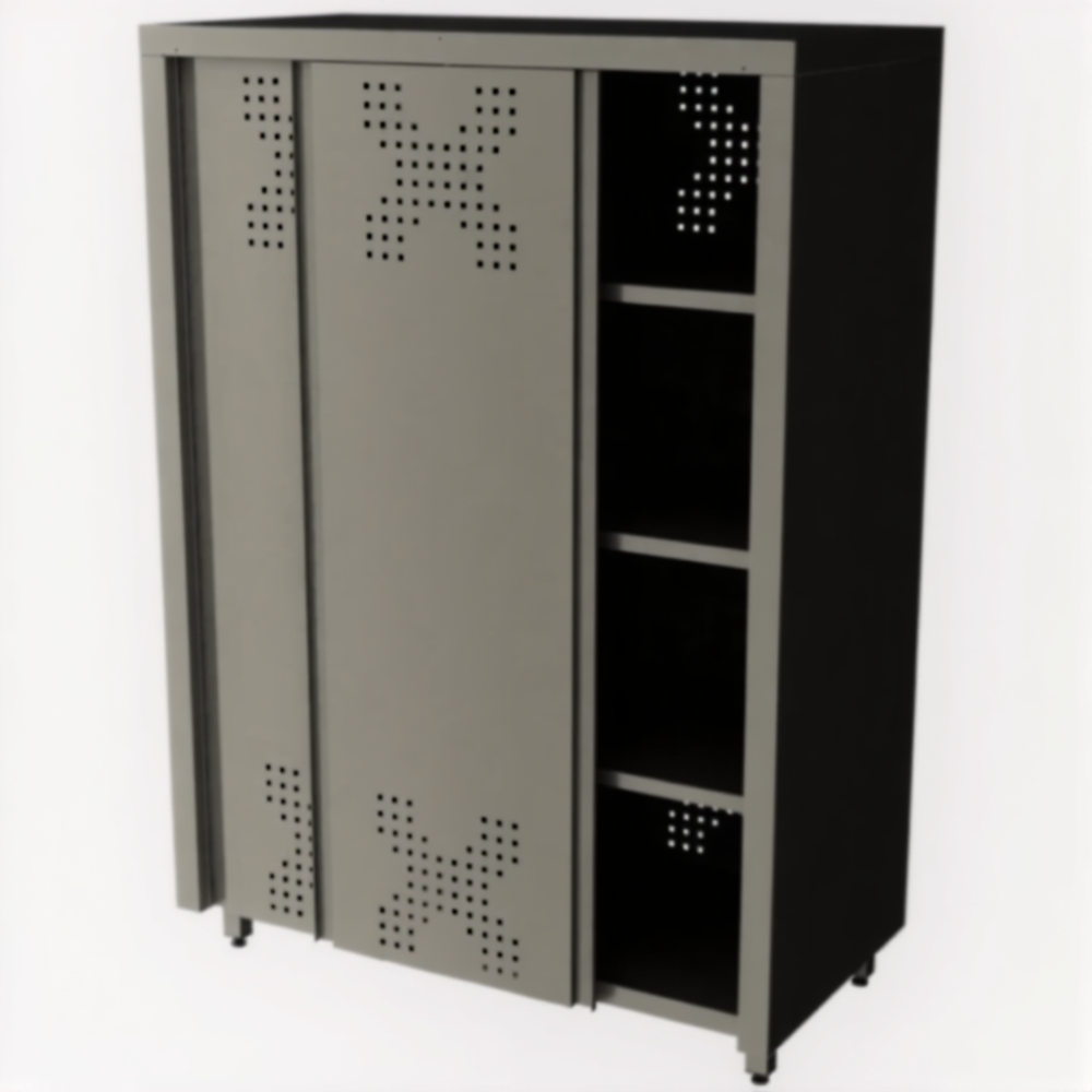 Шкаф кухонный для хлеба двери купе ШККХ-10/6