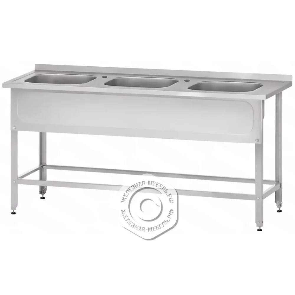 Ванна ВМЦн 860х1500х600  3 м/о, борт, отв. д/смесит., экран (ножка угловая)