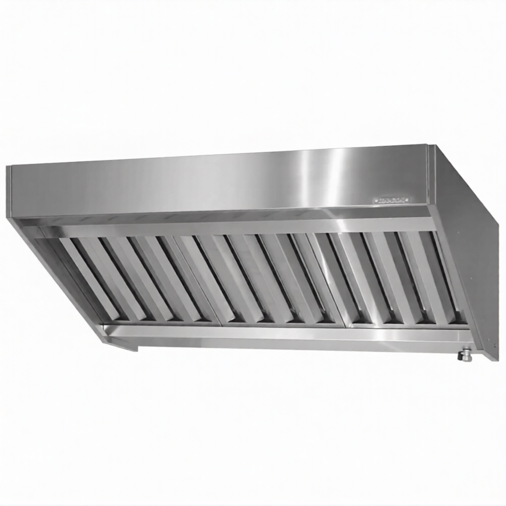 Зонт приточно-вытяжной полуоткрытый ЗППб 400х800х1000 «Base» пристенный