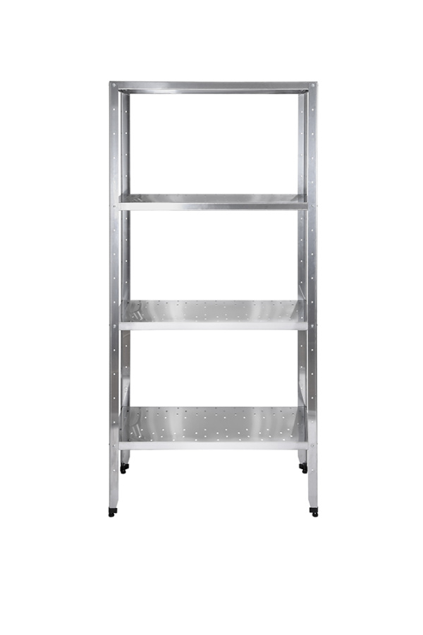 Стеллаж кухонный с перфорированными полками Luxstahl СРП-1800*1800*300