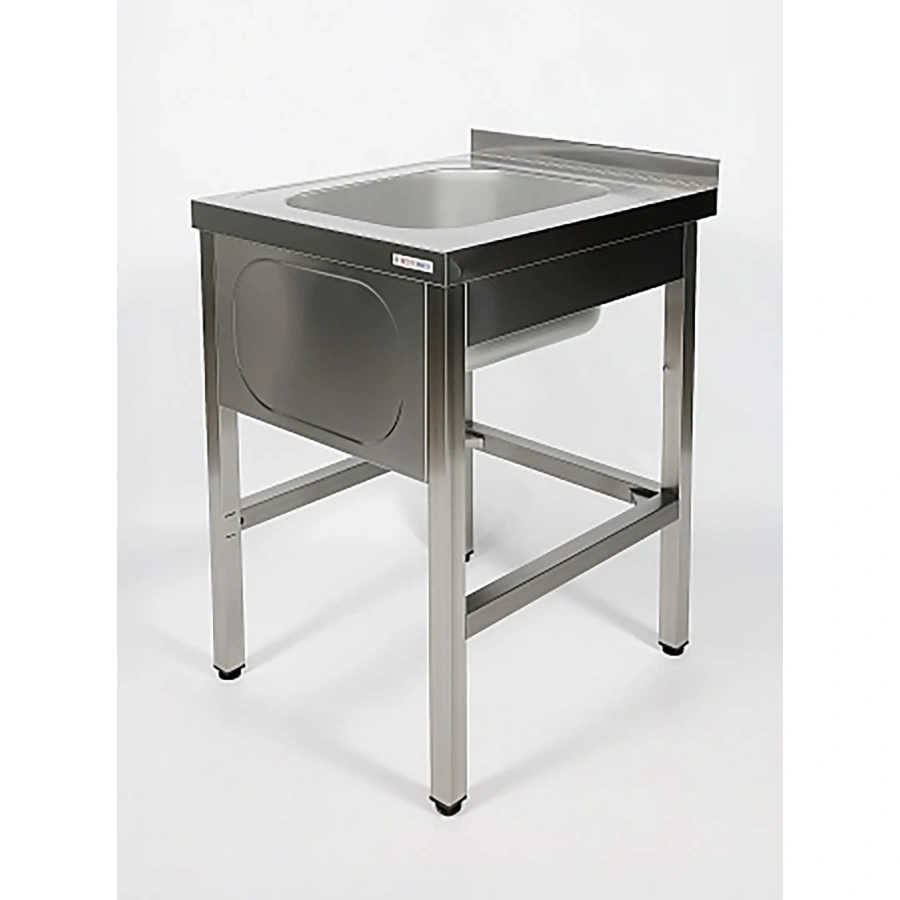 Ванна моечная односекционная цельнотянутая с бортом ВМЦ-1/5/6-Б