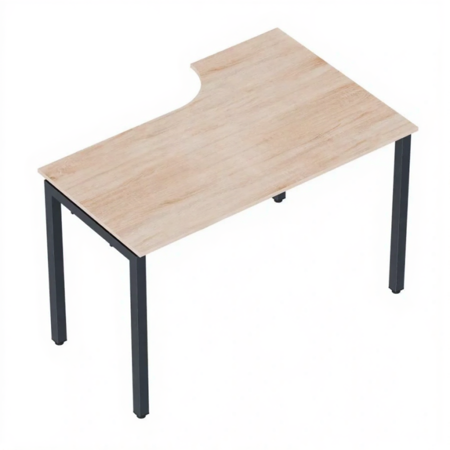 Эргономичный стол N6 1200/800х600/400 «СМАРТ» подстолье «П» профиль 40x40 столешница 16 мм