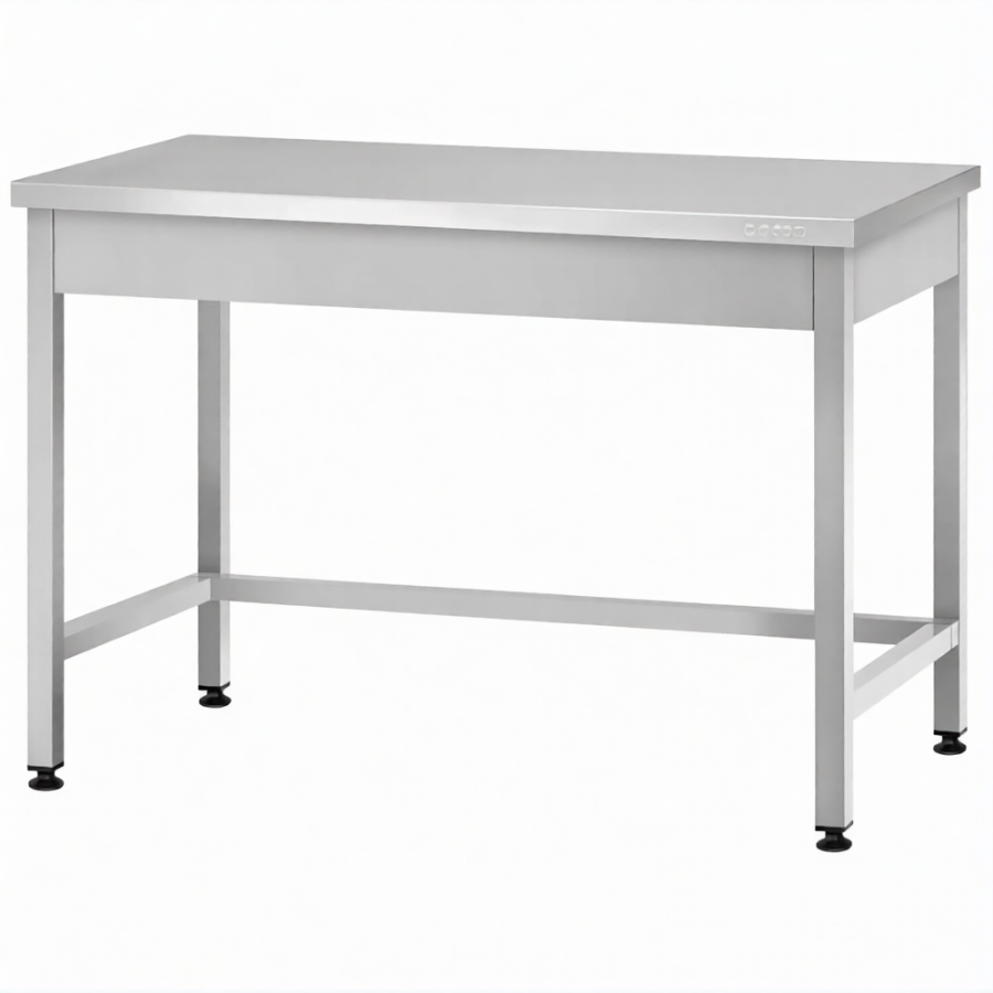 Стол производственный СПРп - 860х1000х800 «Profi Inox» (полка-обвязка)