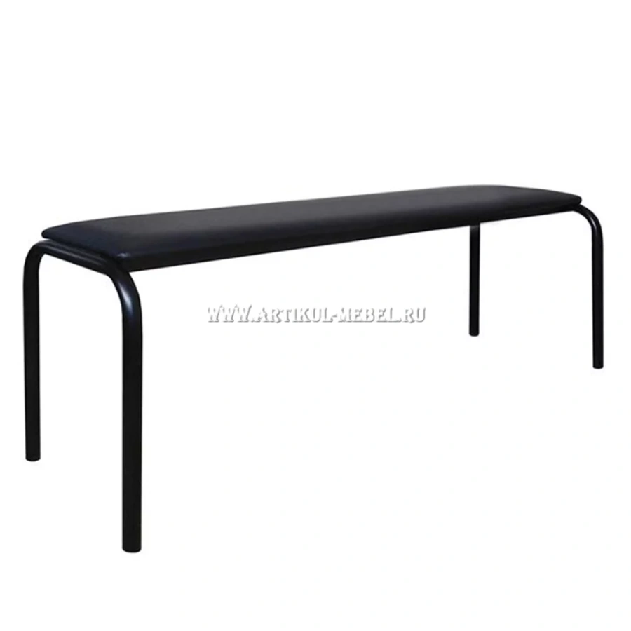 Банкетка гнутая цельное сидение