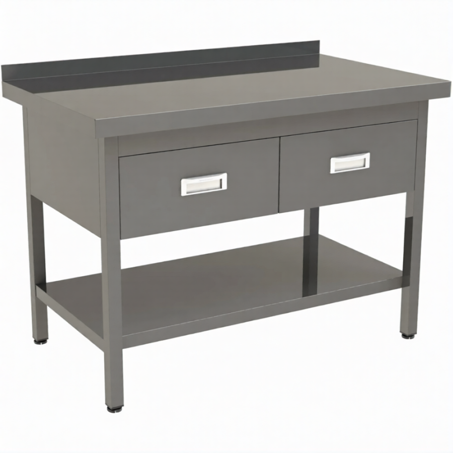 Стол производственный с выдвижными ящиками СПЯ-12/7-БП