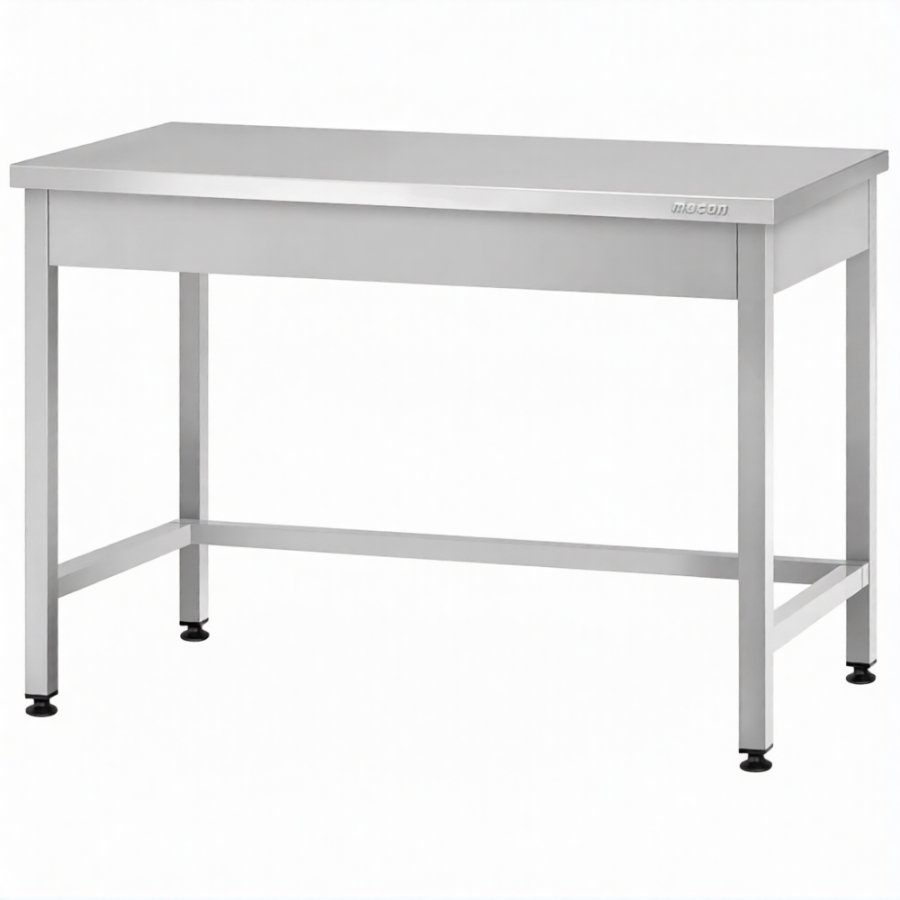 Стол производственный СПРп - 860х1000х800 «Profi Inox» (полка-обвязка)