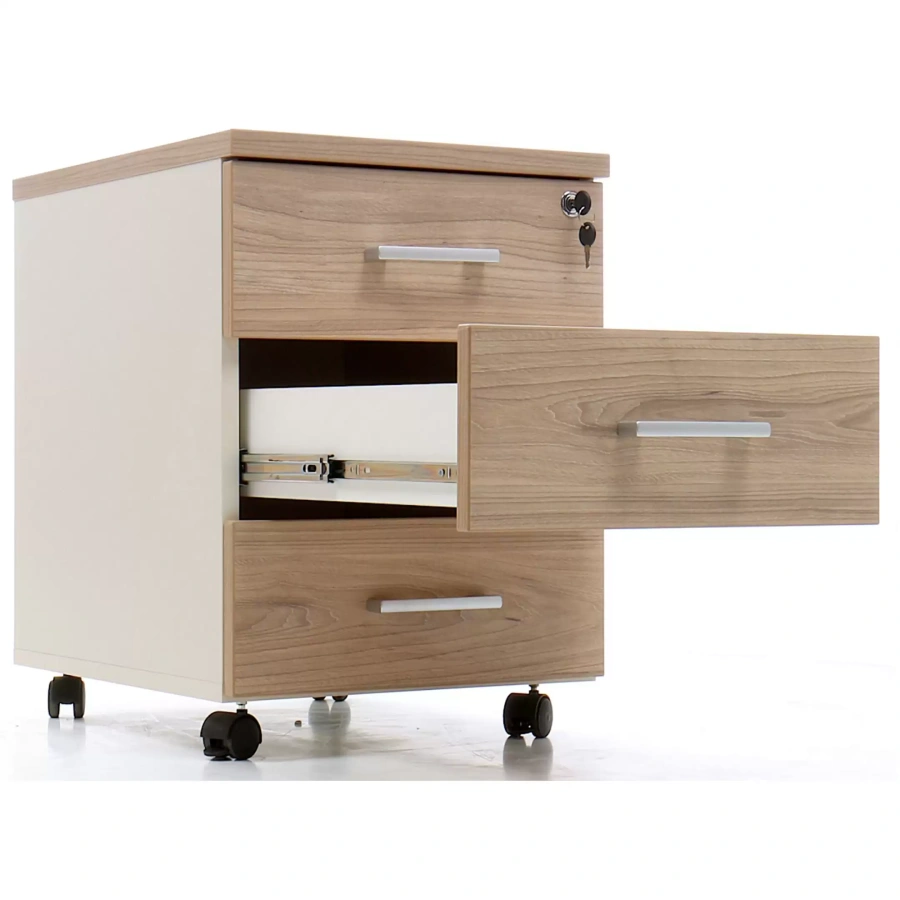 Тумба выкатная NPW-406 L3 вяз натуральный/бежевый