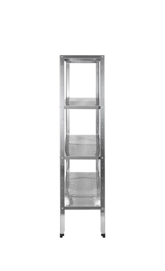 Стеллаж кухонный с перфорированными полками Luxstahl СРП-1800*1800*300