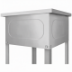Ванна моечная ВМСн 530/2  2 м/о 430х430х300 (полка с отв., борт; ножка угл.)