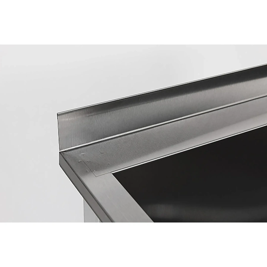 Ванна моечная односекционная с бортом ВМС-1/8-Б-ЭЦ