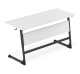 Cтол ученический белый снег/антрацит SHT-TN11/3-5