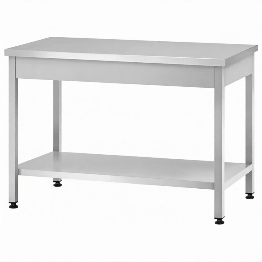 Стол производственный СПРп - 860х1200х800 «Profi Ral» (полка сплошная)