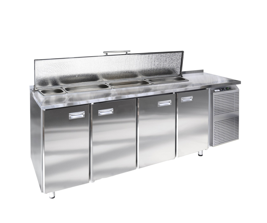 Среднетемпературный холодильный стол для салатов (саладетта) ФИНИСТ - СХСс-600-4  (-2...+8°С),  4 двери