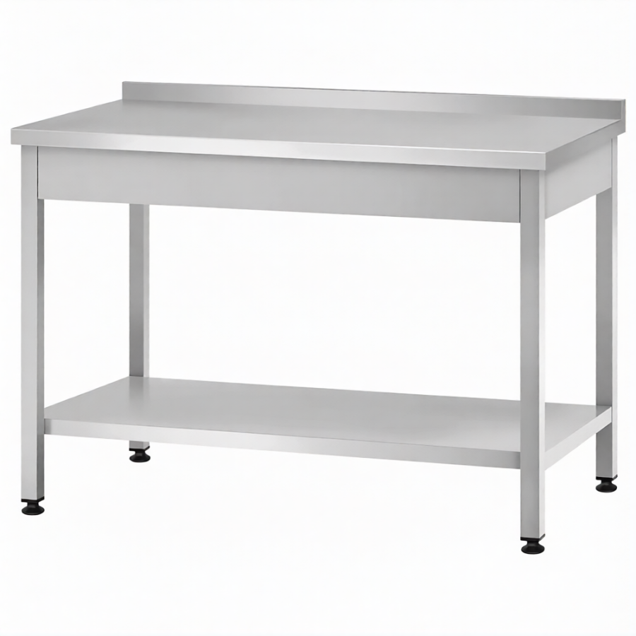 Стол производственный СПРп - 860х1500х700 «Profi Ral», борт (полка сплошная)