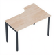 Эргономичный стол N6 1200/800х600/400 «СМАРТ» подстолье «П» профиль 40x40 столешница 16 мм
