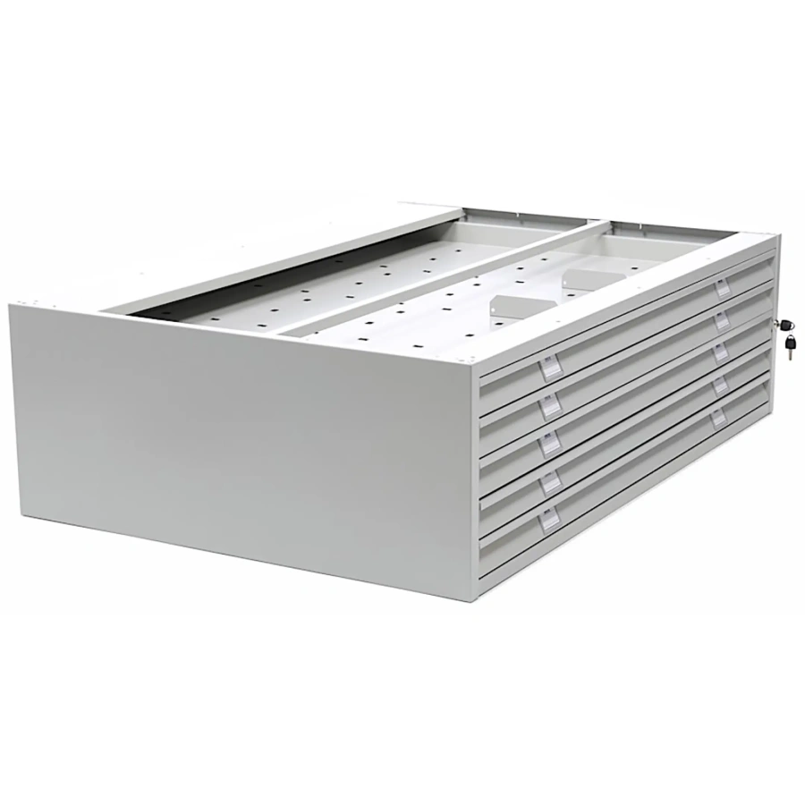 Картотечный шкаф ПРАКТИК А0-05/2 (промежуточная секция)