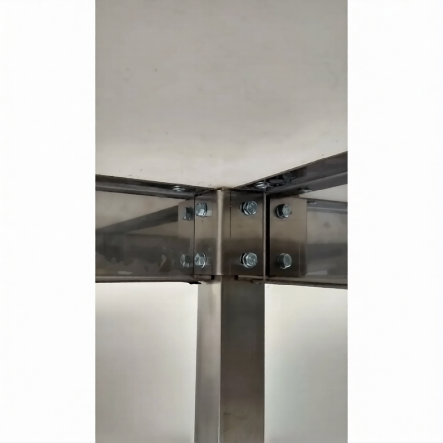 Стол производственный СПРп - 860х1500х700 «Profi Ral», борт (полка сплошная)