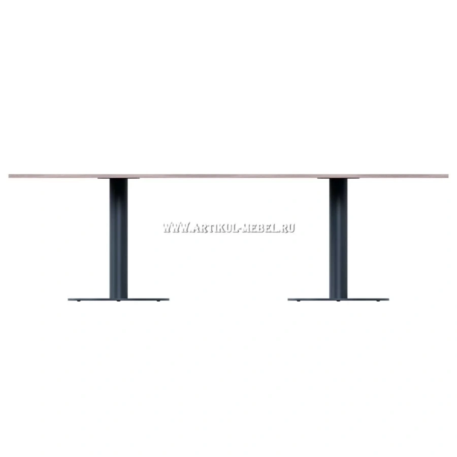 Конференц-стол Ладья 2600х1100, 2 опоры