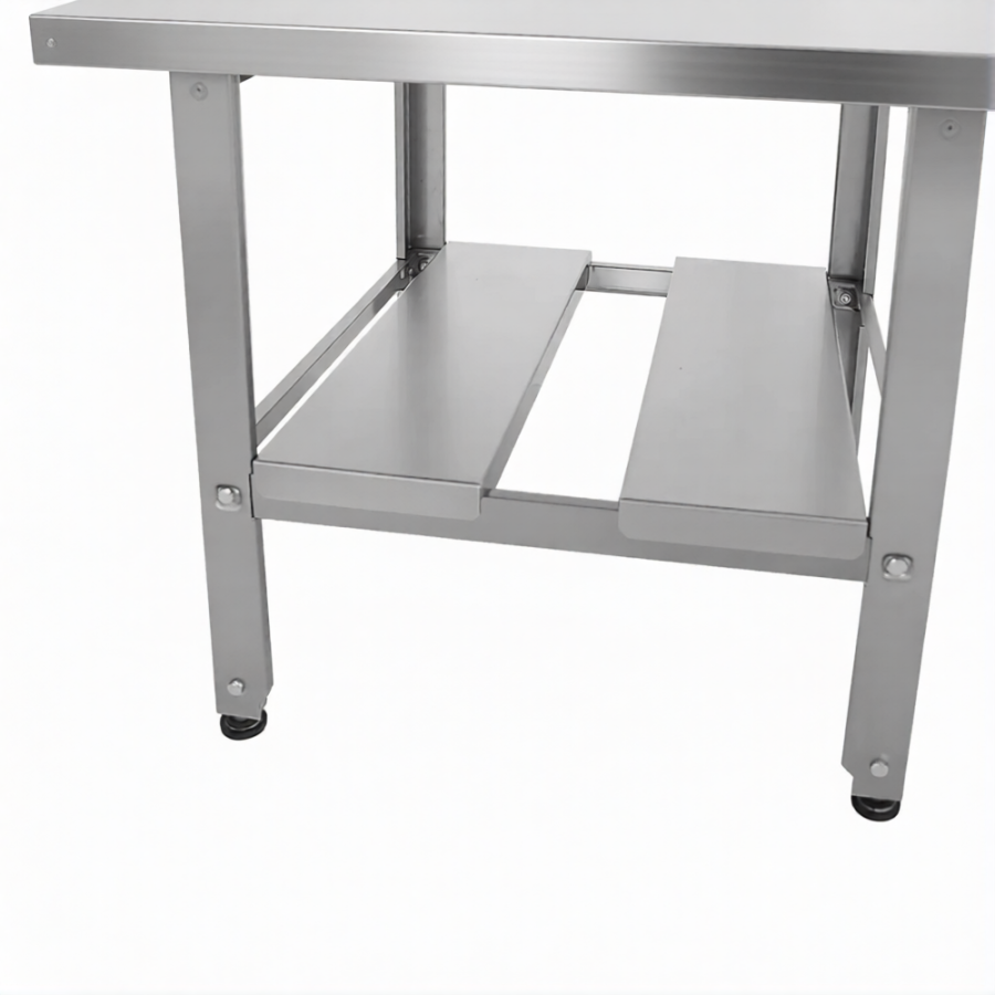 Ванна моечная ВМСн 530/2  2 м/о 430х430х300 (полка с отв., борт; ножка угл.)