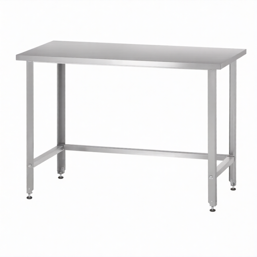 Стол производственный СПРн 860х600х600 «Norma Ral» (полка-обвязка разборная, ножка угловая)